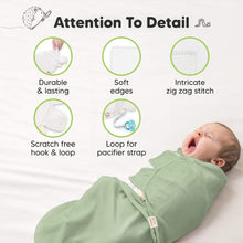 Load image into Gallery viewer, Attention to Detail - Durable &amp; lasting, Soft edges, Intricate zig zag stitch, Scratch free hook &amp; loop, and Loop for pacifier strap
