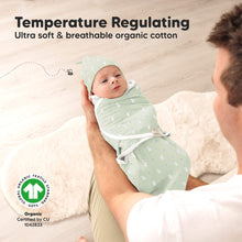 Load image into Gallery viewer, 3-Pack Soothe Swaddle Wraps with Knot Hats (Bunnies)
