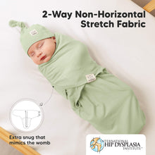 Load image into Gallery viewer, 3-Pack Soothe Swaddle Wraps with Knot Hats (Fleur)
