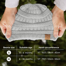Load image into Gallery viewer, 3-Pack Warmzy Baby Beanies (Cloud)

