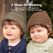 Load image into Gallery viewer, 3-Pack Warmzy Baby Beanies (Dune, M)
