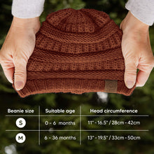 Load image into Gallery viewer, 3-Pack Warmzy Baby Beanies (Gust, M)
