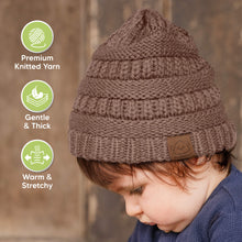 Load image into Gallery viewer, 3-Pack Warmzy Baby Beanies (Tawny, M)
