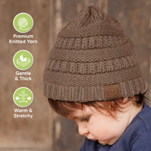 Load image into Gallery viewer, 3-Pack Warmzy Baby Beanies (Wine, M)
