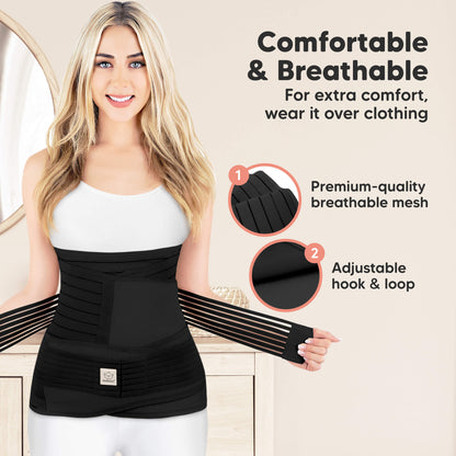 Comfortable & Breathable, For extra comfort, wear it over clothing. 1. Premium-quality breathable mesh 2. Adjustable hook & loop 31168561053882