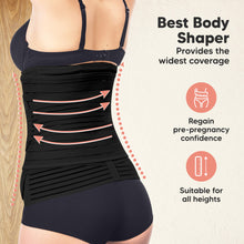 Load image into Gallery viewer, Revive 3-in-1 Postpartum Recovery Support Belt (Midnight Black)
