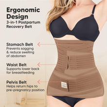 Load image into Gallery viewer, Revive 3-in-1 Postpartum Recovery Support Belt (Warm Tan)
