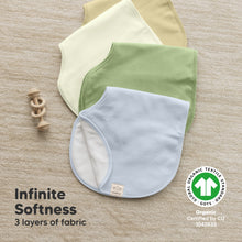 Load image into Gallery viewer, 4-Pack Hallo Burp Cloths (Dew)
