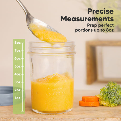 Precise Measurements for prep portions up to 8 oz.
