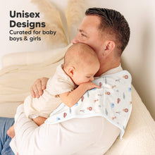 Load image into Gallery viewer, 4-Pack Hallo Burp Cloths (Wilderness)
