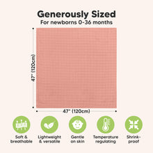 Load image into Gallery viewer, Lumi Muslin Swaddle Blankets (Lavender)
