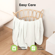 Load image into Gallery viewer, Lumi Muslin Swaddle Blankets (Soft White)
