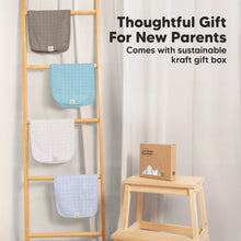 Load image into Gallery viewer, 5-Pack Lumi Muslin Burp Cloths (Nimbus)
