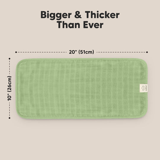 5-Pack Lumi Muslin Burp Cloths (Dew)