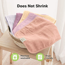 Load image into Gallery viewer, 5-Pack Lumi Muslin Burp Cloths (Dew)
