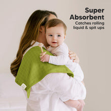 Load image into Gallery viewer, 5-Pack Lumi Muslin Burp Cloths (Palms)
