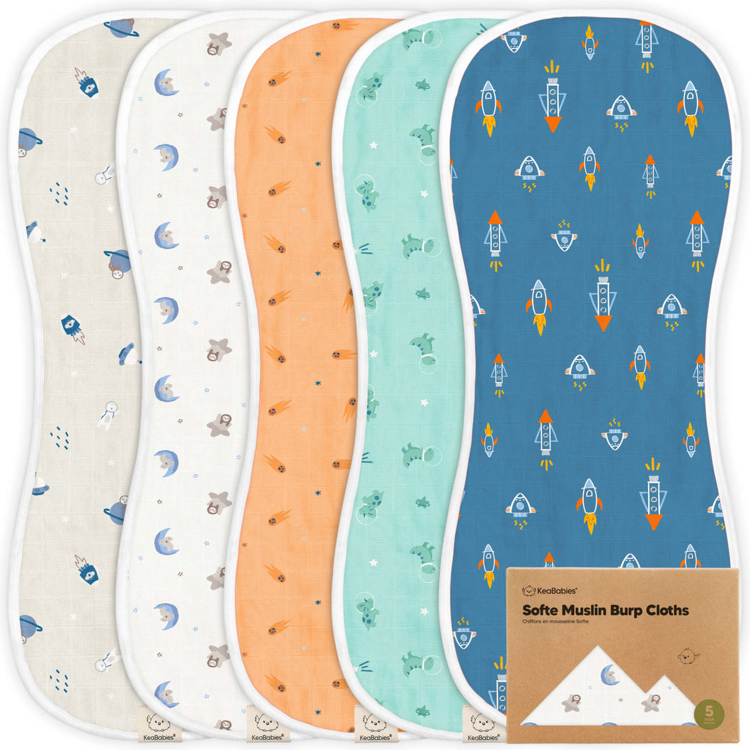 Softe Muslin Baby Burp Cloth (Cosmo)