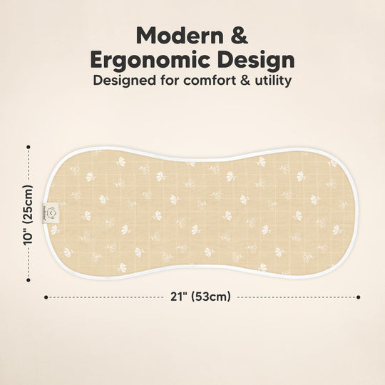Softe Muslin Baby Burp Cloth (Wild Bloom)