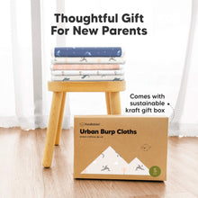 Load image into Gallery viewer, Urban Burp Cloths (Marine Muse)

