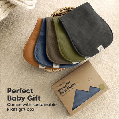 5-Pack Urban Quin Burp Cloths 27922575917242