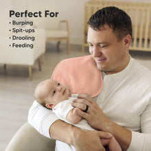 Load image into Gallery viewer, 5-Pack Urban Quin Burp Cloths (Muted Pastel)

