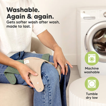 Washable Again & again - Gets softer wash after wash, made to last. Machine washable and Tumble dry low. 46190328283322
