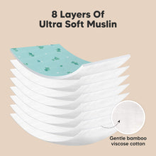 Load image into Gallery viewer, Softe Muslin Baby Burp Cloth (Cosmo)
