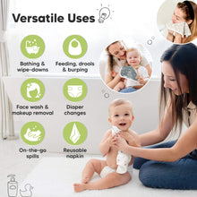 Load image into Gallery viewer, 6-Pack Cami Baby Washcloths (Fleur)
