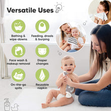 Load image into Gallery viewer, 6-Pack Cami Baby Washcloths (Grayscape)
