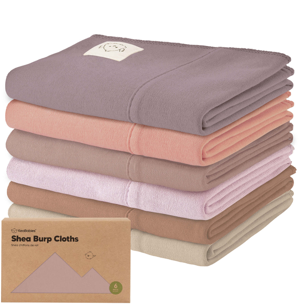 Shea Burp Cloths (Mauve)