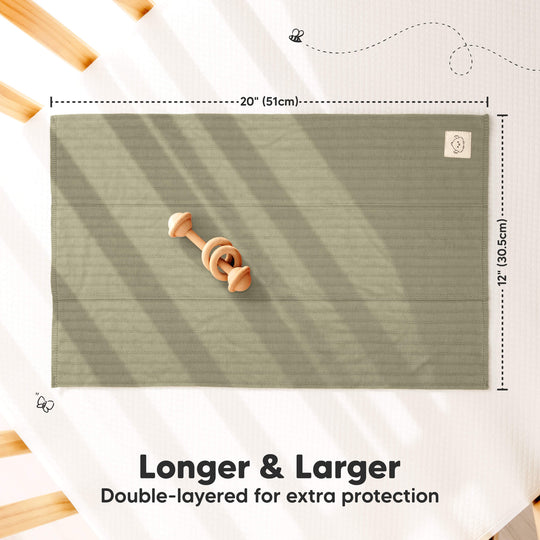 6-Pack Shea (Stria) Burp Cloths (Hedges)