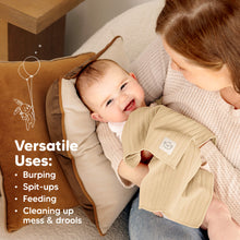 Load image into Gallery viewer, 6-Pack Shea (Stria) Burp Cloths (Muted Pastel)
