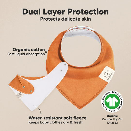 8-Pack Organic Bandana Bibs (Cruise)