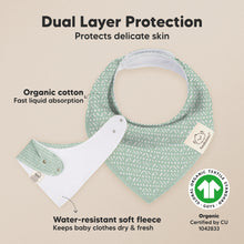Load image into Gallery viewer, 8-Pack Organic Bandana Bibs (Nordic)
