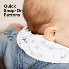 Load image into Gallery viewer, 8-Pack Organic Bandana Bibs (Nordic)
