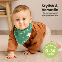 Load image into Gallery viewer, 8-Pack Organic Bandana Bibs (Builders)
