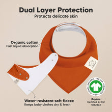 Load image into Gallery viewer, 8-Pack Organic Bandana Bibs (Coastline)
