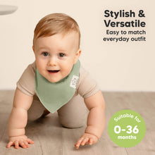 Load image into Gallery viewer, 8-Pack Organic Bandana Bibs (Embrace)
