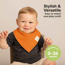 Load image into Gallery viewer, 8-Pack Organic Bandana Bibs (Sahara)
