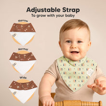 Load image into Gallery viewer, 8-Pack Organic Bandana Bibs (Toy Land)

