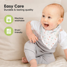 Load image into Gallery viewer, 8-Pack Organic Bandana Bibs (Toy Land)
