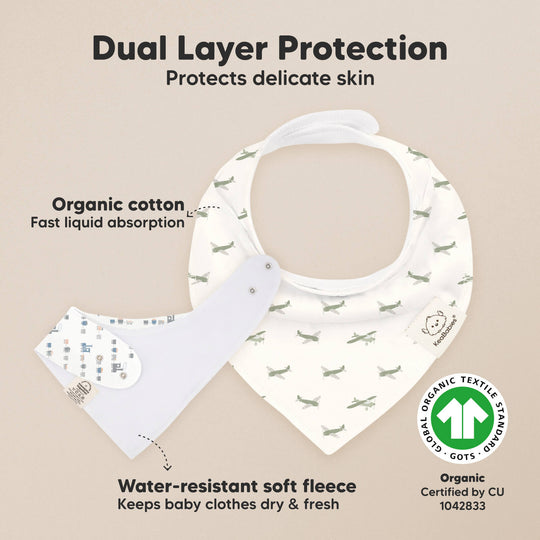 8-Pack Organic Bandana Bibs (Vessels)