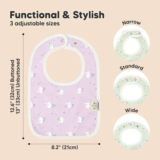 8-Pack Coast Drool Bibs (Lunaris)