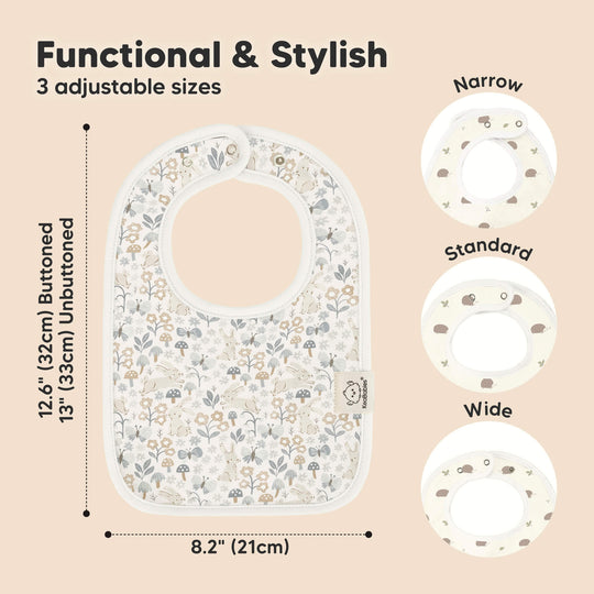 8-Pack Coast Drool Bibs (Prairie)