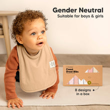 Load image into Gallery viewer, 8-Pack Coast Drool Bibs (Sweet Charm)
