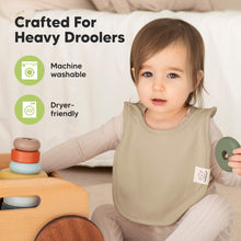 Load image into Gallery viewer, 8-Pack Hallo Drool Bibs (Sahara)
