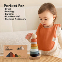 Load image into Gallery viewer, 8-Pack Hallo Drool Bibs (Sahara)
