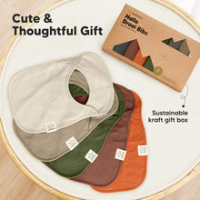 Load image into Gallery viewer, 8-Pack Hallo Drool Bibs (Sahara)
