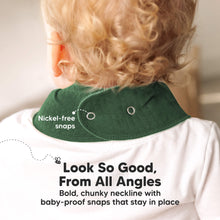 Load image into Gallery viewer, 8-Pack Quin Bandana Bibs (Hunter)
