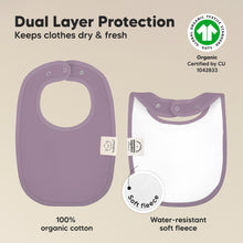 Load image into Gallery viewer, 8-Pack Urban Drool Bibs (Mauve)
